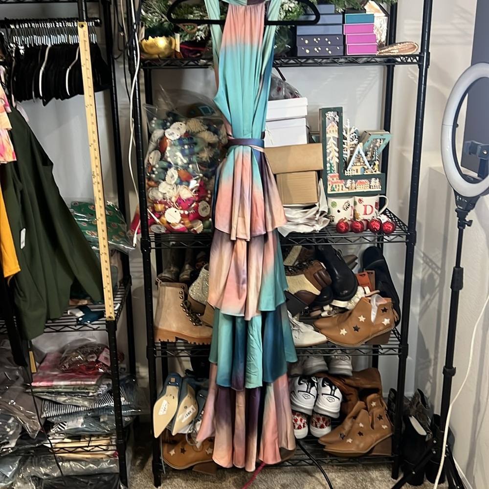 Anthropologie Hutch Sat Paige Wrap Maxi Dress, LARGE NWT - Picture 9 of 9